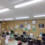 南アルプス教室LED照明